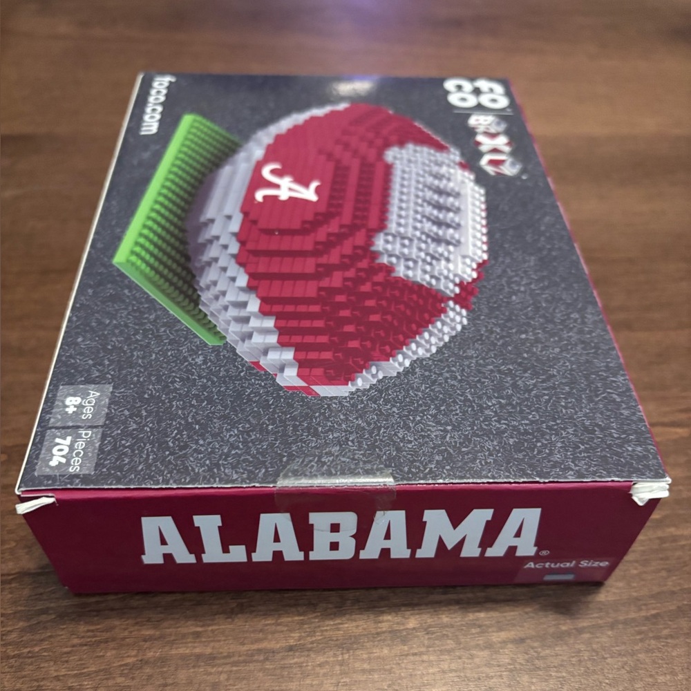 Alabama Crimson Tide 3D Stadium Puzzle,foco BRXLZ, sealed pieces in bags in box - Picture 3 of 11